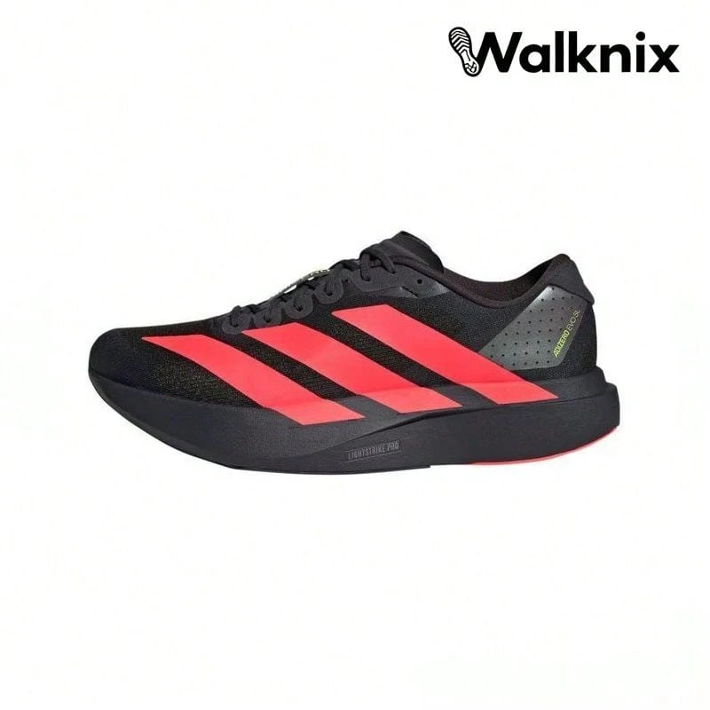 Adidas Adizero Evo SL 'Carbon Lucid Red' Black Solar-Slime Sneakers Men ...