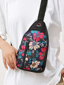 Unisex Crossbody Bag, Shoulder And Crossbody Dual-Purpose Small Crossbody Bag, Chest Bag Style Crossbody Bag - Multicolor - View 3