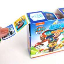 Paw Patrol Fun Roll-And-Paste Shiny Cartoon Laser Kids Stickers - For Kindergartens - Reward Stickers - WAAW Team Stickers - Children's Reward Stickers - Roll-And-Paste Cards - Boys And Girls Cards - Cartoon Sticker Cards - Fun ToysFun Roll-And-Paste Shiny Cartoon Laser Kids Stickers - For Kindergartens - Reward Stickers