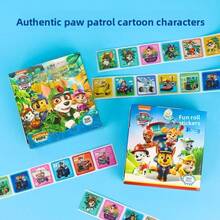 Paw Patrol Fun Roll-And-Paste Shiny Cartoon Laser Kids Stickers - For Kindergartens - Reward Stickers - WAAW Team Stickers - Children's Reward Stickers - Roll-And-Paste Cards - Boys And Girls Cards - Cartoon Sticker Cards - Fun ToysFun Roll-And-Paste Shiny Cartoon Laser Kids Stickers - For Kindergartens - Reward Stickers