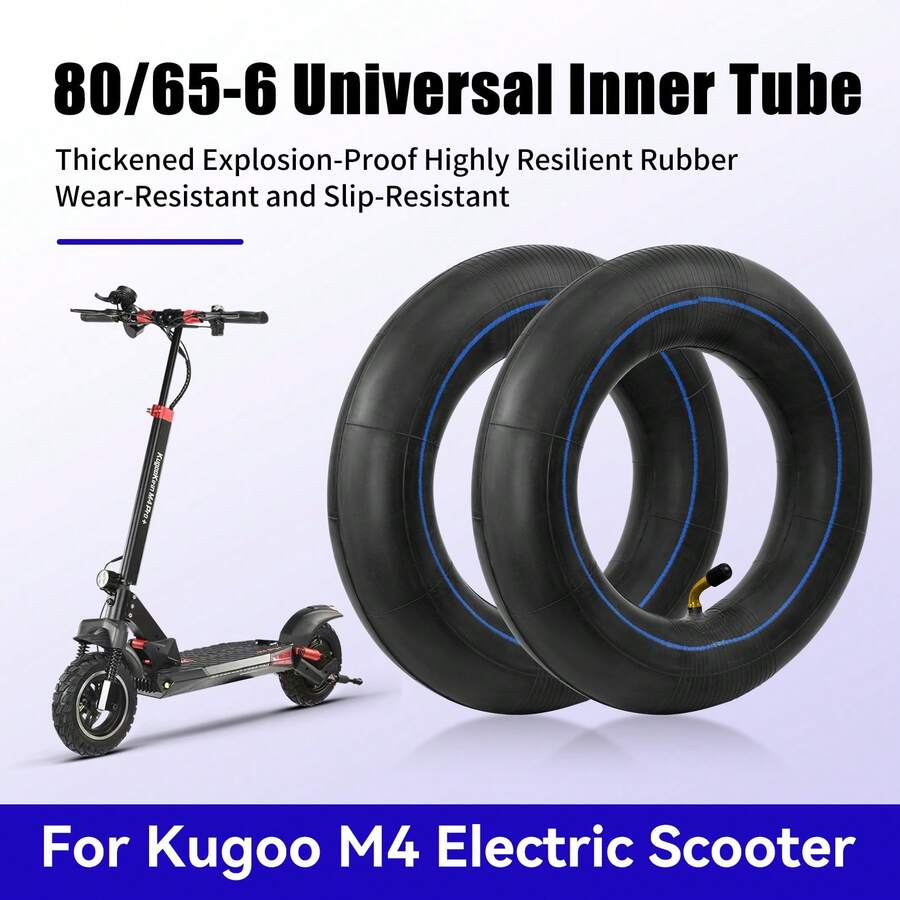 10x3.0 10-Inch Inner Tube Replacement For Kugoo M4 Pro Electric Scooter, 255x80/80/65-6 Tire Accessories - Multicolor - View 1