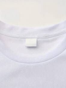 Camiseta de Navidad para Hombre con Santa Claus Bailando y Letras Multicolores - Conjunto Casual de Fiesta de Manga Corta, Regalo de Vacaciones, Usable en Todas las Estaciones, Cuello Redondo de Ajuste Regular, Camiseta con Patrón de Vacaciones Lavable a Máquina - Blanco - Ver 3