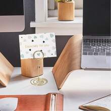 1~30个金色桌号牌夹 婚礼席位卡夹 餐桌中心装饰品 照片夹 金属丝照片夹 便签照片支架 - 8.5厘米 - 查看 7