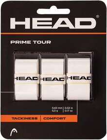 Overgrip de raqueta suave Head Xtreme - Cinta de agarre para raqueta de tenis - Paquete de 12, blanco - Talla Única - Ver 3