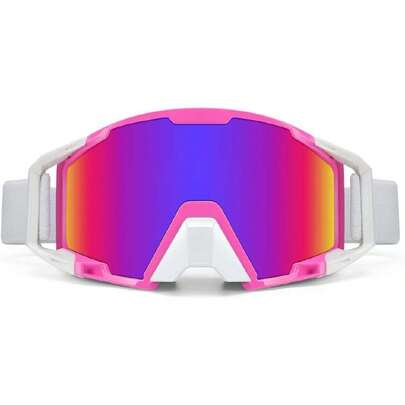 Dirt Bike ATV Goggles Motorcycle Gear For Women Eyewear Motocross UTV MX OTG Offroad Riding Glasses Dirtbike 4-Wheeler Accessories Anti-Fog UV Dustproof Racing Skiing Goggles,32380023