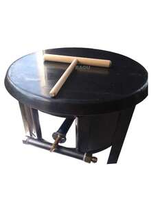 comal crepero de gas Lp, crepera desmontable uso rudo para negocio, pintura horneada - Negro - Ver 2