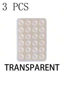 Double-Sided Silicone Phone Grip Handle, Suction Cup Phone Case Stand, Hands-Free Sticky Phone Holder, Suitable For Selfie And Video, Phone Finger Grip Stand, Wall Mounted, Car Mount, Applicable For Home, Office, Bathroom, Kitchen, Easy To Clean, No Trace, Soft Touch, Reusable Phone Accessory