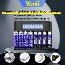 8槽家用电池充电器，支持1.2V镍氢电池和1.5V锂离子电池，可给AA/AAA电池充电，带液晶显示屏 - ALL8(不含電池) - 查看 6