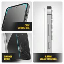 DMagglass for  Galaxy S25 Matte Screen Protector Fingerprint Sensor Compatible Anti Glare Tempered Glass (Applicator Included) - como en la foto - Ver 5