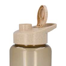 PromoClick Paquete de 10 Cilindros de plástico de 1000 ML.Con tapa enroscable, asa y boquilla que cierra a presión. - Caqui - Ver 2