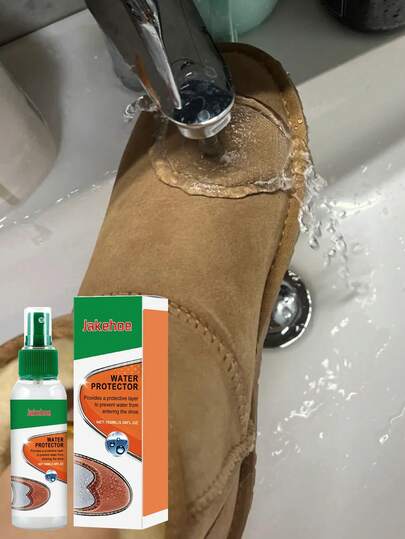 鞋子防水喷雾，白色运动鞋，运动鞋，风衣，防污防雨，纳米绒面革氧化清洁剂，防水雨衣清洁剂，适用于清洁和修复纳米涂层，节日期间送给亲朋好友的绝佳礼物（新旧款随机发货）。