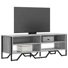 Mobile TV vidaXL Sonoma grigio 122x34x41 cm in legno composito - Cammello - Visualizzare 1