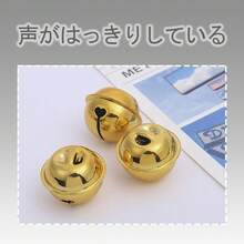 金手作り超特大 30 ミリメートルかわいいベル金属部品クリスマス装飾 DIY 手作りお守り 10 個セット - 1 - チェックする 5