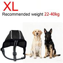 Soft Reflective Dog Muzzle, Suitable For Small To Medium Dogs For Day And Night Walking, Prevents Biting, Scavenging And Chewing, Allows Drinking And Breathing, Matching Size According To Dog Weight Or Mouth Circumference | Fashionable Dog Accessories | Practical Dog Muzzle | Gift For Dogs - Black - View 15