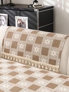 1 Vỏ đệm ghế sofa bốn mùa, Bảo vệ ghế sofa chống trượt tối giản hiện đại, Chống bụi và có thể giặt được, Vỏ bọc ghế sofa mềm mại và chống phai màu, Thân thiện với thú cưng, Phù hợp với ghế sofa hình chữ L và ghế sofa 1/2/3/4 chỗ ngồi cho phòng ngủ, văn phòng, phòng khách - Cà phê nâu - Xem 8