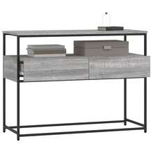 Console Table Grey Sonoma 100x40x75 Cm Engineered Wood - Grey - View 5