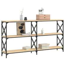 Console Table Sonoma Oak 156x28x80.5 Cm Engineered Wood - Brown - View 4