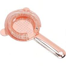 Herramienta de barra de colador de acero inoxidable 304 Barra de colador Ocktail Tipo de colador de cóctel Filtro de barra de acero inoxidable Barman Filtro de hielo Accesorios de barman(Rosa) - Rosa - Ver 8