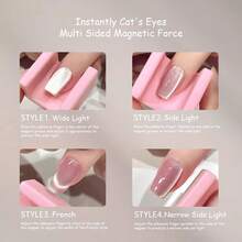 Nail Art Cat's Eye Magnetic Rods, Cat's Eye Gel Effect, Creative Nail Accessories, Tools, 5D Nail DIY Tools