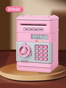 Electric Smart Money Saving Box, Large Capacity Coin Bank Toy, Multi Colors Available, Automatic Coin Rolling, Realistic Sound Effects, Gift For Boys & Girls, Accessories Randomly Selected, Batteries Not Included