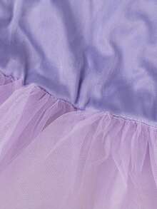 LUCKIE LABO 1pc Solid Color Cap Sleeve Cute Princess Style Tulle Dress, Suitable For Chihuahua, Small Dogs, Wedding Season, Pet Clothes For Indoor And Outdoor Use - Mauve Purple - View 8