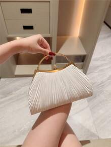 Fashion Handbag Evening Clutch Bag For Formal Dress - White - View 4