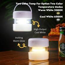 Lámpara de camping plegable y telescópica multifuncional para exteriores