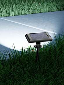 1/2/4pcs 7LED Solar Path Lights, Multifunctional Detachable Garden/Wall Lights With 1200mAh Rechargeable Battery, Solar Panel, Adjustable Lighting Modes For Garden, Yard, Pathway, House, Camping - 2025 Upgraded Laser Lights - 7LED-white Light - View 3