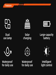 1/2/4pcs 7LED Solar Path Lights, Multifunctional Detachable Garden/Wall Lights With 1200mAh Rechargeable Battery, Solar Panel, Adjustable Lighting Modes For Garden, Yard, Pathway, House, Camping - 2025 Upgraded Laser Lights - 7LED-white Light - View 12