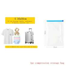 1/3Pcs Compression Bags For Travel Space Saving No Suction Needed Space Saver Blue Travel Bag Luggage Travel Essentials Backpack Suitcase Organizer Travel Accessories Home Household Items House Decor Clothing Storage Transparent Small Bag Drawer Sliding Drawer Locker Hospital Bag Maternity Essentials Vacation Holiday Back To School School Stuff Packing Cubes Dorm College Room Essentials - Multicolor - View 11