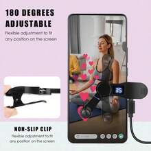 2-Pcs Smartphone Auto-Clicker | Phone Connector | Mobile Screen Device Speed Clicker. Suitable For Mobile Phones And IPads, Providing Fast, Simulated Finger Clicks. An Essential Tool For Ticket Grabbing, Gaming, And Liking Posts. - Black + Pink - View 6