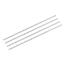 uxcell Barrenas de Taladro de 1 mm, Acero de Alta Velocidad, Barrena Recta Extra Larga de 160 mm de Longitud para Madera, Plástico, Aluminio, 4 Piezas - 6,2 mm x 160 mm - Ver 17