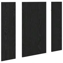 Wall-Mounted Coat Rack Wall-Mounted Black Oak 96 X 1.5 X 90 Cm - 黑色 - 查看 8