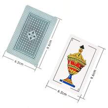 2pz De Baraja Española De Carton Juego De Mesa Cartas - Negro - Ver 2
