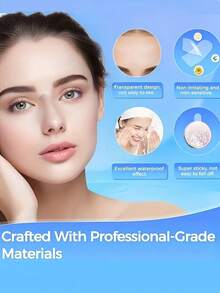 18pcs Unscented, Reusable, Odorless Facial Tape & 4 Adjustable Elastic Bands - Ideal For Neck, Chin, Double Chin Areas - Perfect For Cosmetic And Medical Use, Medical Adhesive | Elastic Headband | Elastic Headband
