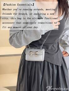 Mini Top Handle Satchel Bag New Small Bag Women 2025 Popular New Korean Version Fashion Messenger Bag Internet Celebrity Fashion Texture Shoulder Handbag Cute Purse Mini Crossbody Bags For Women Top Handle Clutch Handbag Can Be Used As Valentine's Day, Thanksgiving, Halloween,Christmas Gift. - 彩色 - 查看 4