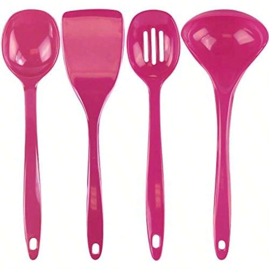 Calypso Basics por Reston Lloyd Juego de utensilios de melamina, , 1(Magenta) - Multicolor - Ver 1