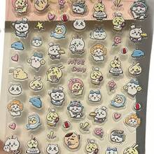 1 Set/2 Sheets Japanese Anime Character Nail Stickers, Relief 3D Pen Holder Stickers, Water Bottles,Creating A Sense Of Surprise, Good-Looking And Affordable, New Year's Gift, Valentine's Day Gift, Easter Gift(Stochastic Style) - Multicolor - View 6