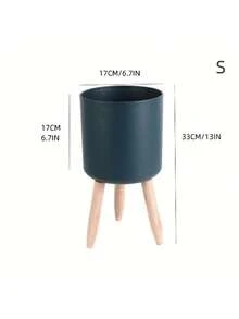 1 件北欧风格金属室内客厅储物架、家居装饰花架和花盆装饰容器