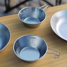 CAMPINGMOON - Juego de 2 tazas de acero inoxidable para campamento Sierra de 310 ml S - 220 - 2P juego de 2 piezas - Juego de 2 piezas - Ver 7