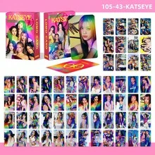 124/92/60 件 KPOP 周边套装，以 KATSEYE 出道专辑《Gabriel》为主题，包含粉色滑卡、KillaGraham 激光照片卡、《BEAUTIFUL CHAOS》专辑全息卡、明星应援防刮照片卡、Sophia、Lara、Yoonchae、Megan、Daniela、Manon 的双面 LOMO 卡以及全息卡。 - 彩色 - 查看 13