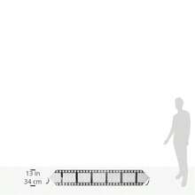QY- Beistle 54718 Printed Filmstrip Table Runner White/Black -6194 - como en la foto - Ver 5
