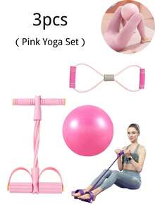 4-Tube Resistance Bands With Foot Pedal, 8-Shaped Fitness Resistance Bands With Handles For Abdominal/Waist/Arm/Leg Exercises, Multi-Functional Foot Pedal Power Booster, Yoga Fitness Equipment, Weight Loss Training, Resistance Band Fitness Accessories, Workout, Gym, Home Exercise, Stretch Fitness, Resistance Bands, Perfect Gift For Loved Ones On Halloween And Christmas - Multicolor - View 18