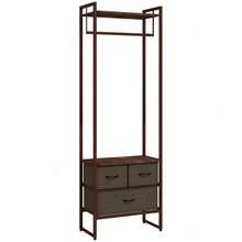 Compact Clothes Rail With Drawers And Shelf | Freestanding Wardrobe Storage Unit - Default - View 9