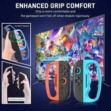 Fitness Boxing Hand Grips Switch 2 Blue - Orange - Azul -naranja - Ver 4