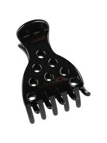 1pc/3pcs Hair Root Lifting Hair Clips,Volume Styling Accessories,Root Lifter For Bouncy Curls, No-Crease Hair Root Lifters For Natural Volumes, Claw Clips For Wrinkle-Free Roots, Natural Curling Clips Women Hair Claw Casual Hair Clutch - Black - View 12