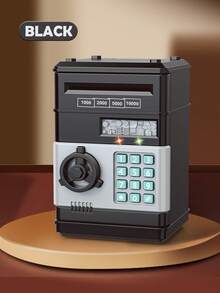 Electric Smart Money Saving Box, Large Capacity Coin Bank Toy, Multi Colors Available, Automatic Coin Rolling, Realistic Sound Effects, Gift For Boys & Girls, Accessories Randomly Selected, Batteries Not Included