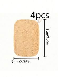 1-10 piezas Esponja natural de luffa para exfoliación corporal - Esponja de baño exfoliante suave, unisex, apta para uso diario o limpieza de cocina - Multicolor - Ver 11