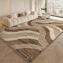 Thảm nhung cao cấp dày dặn (850g/㎡) - Được làm từ chất liệu cao cấp mật độ cao, thiết kế họa tiết lượn sóng, phong cách tối giản hiện đại, hoàn toàn phù hợp với nhiều kiểu trang trí nội thất khác nhau. - Nhiều màu - Xem 4