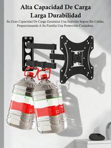 Soporte para TV Soporte para TV, Ángulo Ajustable Soporte de Pared LCD, 14''-47'' - Negro - Ver 5